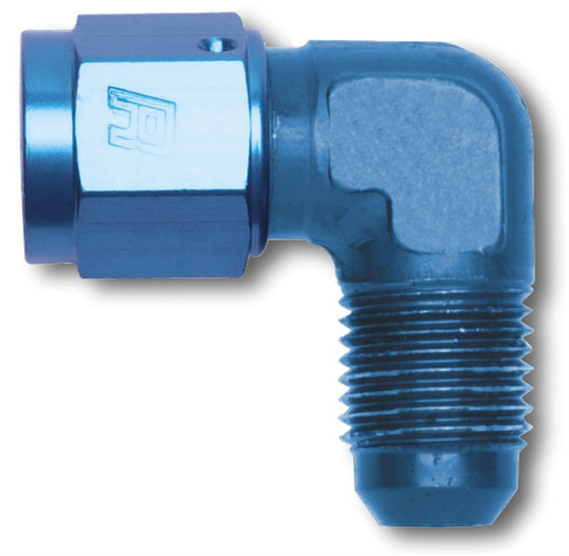 Russell -8 AN 90° Female AN To Male AN (Blue Finish) 614808 Photo - Primary