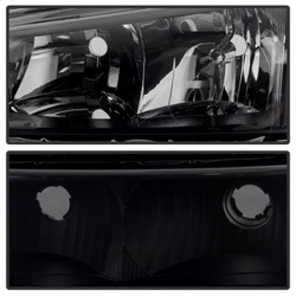 SPYDER Xtune Chevy Silverado 2500HD 03-06 Crystal Headlights w/ Bumper Lights HD-JH-CSIL03-AM-BSM-SET 9030253 9030253 Photo - Unmounted