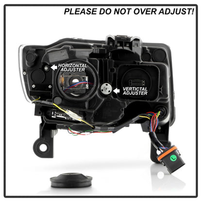 SPYDER 14-21 Jeep Grand Cherokee (HID Model Only) Projector Headlights - Black 5088956 5088956 Photo - Unmounted