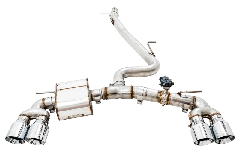 AWE Tuning Volkswagen Golf R MK7.5 SwitchPath Exhaust w/Chrome Silver Tips 102mm 3025-42066 3025-42066 Photo - Primary