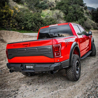 Westin 17-20 Ford F-150 Raptor Pro-Series Rear Bumper - Textured Black 58-421145 58-421145 Photo - Mounted