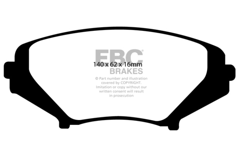 EBC Disc Brake Pad Set DP31665C Photo - Primary