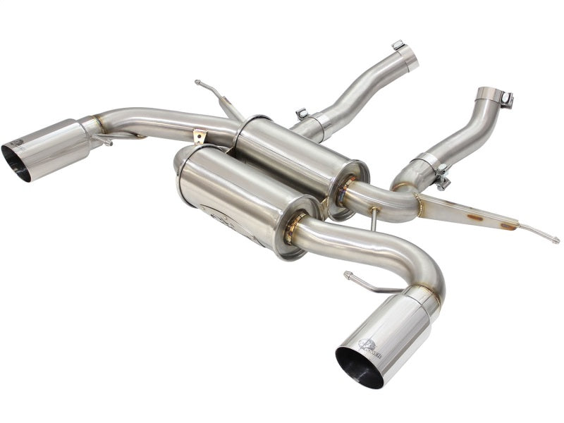 aFe  POWER MACH Force Xp 2-1/2" 304 SS Axle-Back Exhaust System 49-36327-P Photo - Primary
