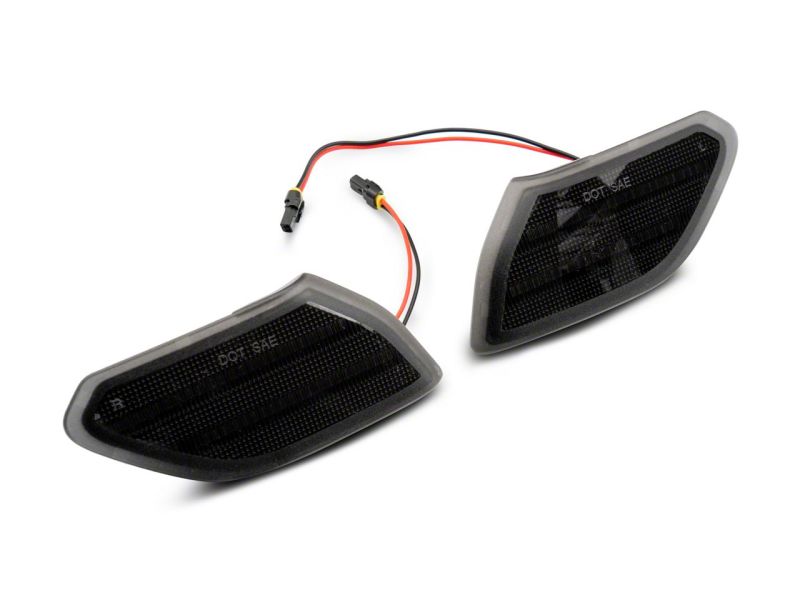 Raxiom 18-23 Jeep Wrangler JL Axial Series LED Fender Flare Marker Lights- Smoked J134143-JL J134143-JL Photo - Close Up