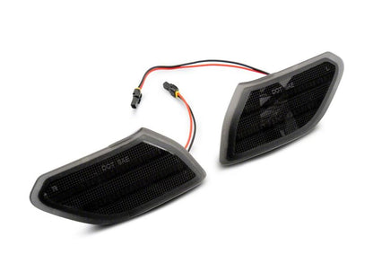 Raxiom 18-23 Jeep Wrangler JL Axial Series LED Fender Flare Marker Lights- Smoked J134143-JL J134143-JL Photo - Close Up