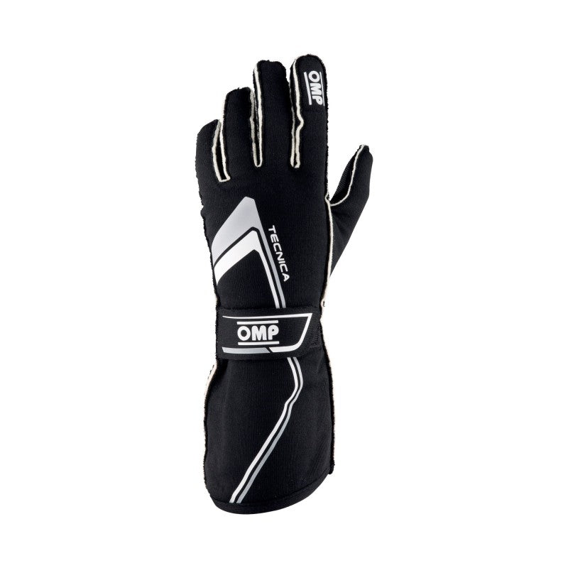 OMP Tecnica Gloves My2021 Black/White - Size M (Fia 8856-2018) IB0-0772-A01-071-M IB0-0772-A01-071-M Photo - Primary
