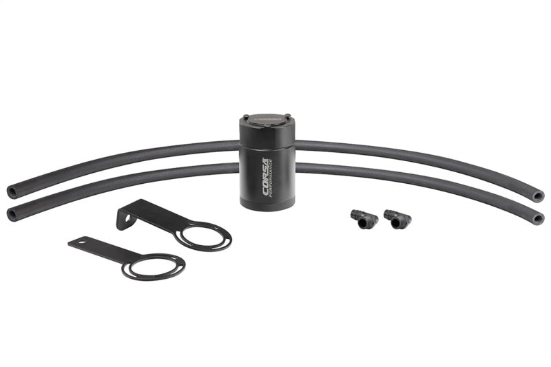 CORSA Performance 1/2in Universal 3 oz Aluminum Oil Catch Can with Mounting Brackets CC0016 CC0016 Photo - Primary