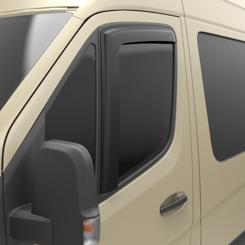 EGR 20-24 Mercedes Sprinter Van Front Tape-on Window Visors - Matte Black 68705 68705 Photo - Primary