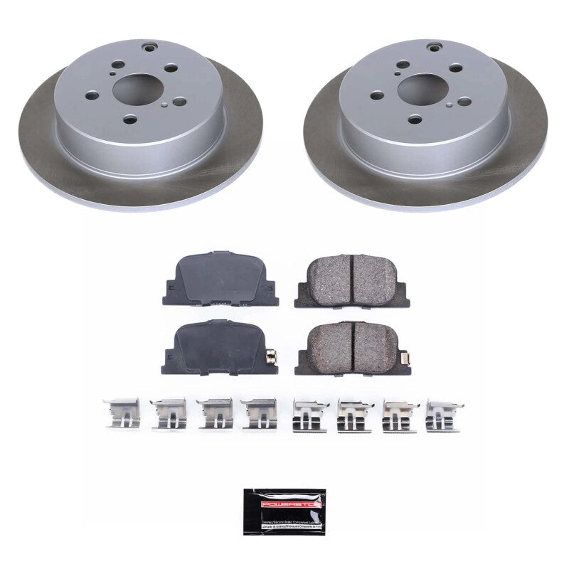PowerStop Power Stop 05-10 Scion tC Rear Semi-Coated Rotor Kit SC2319 SC2319 Photo - Primary