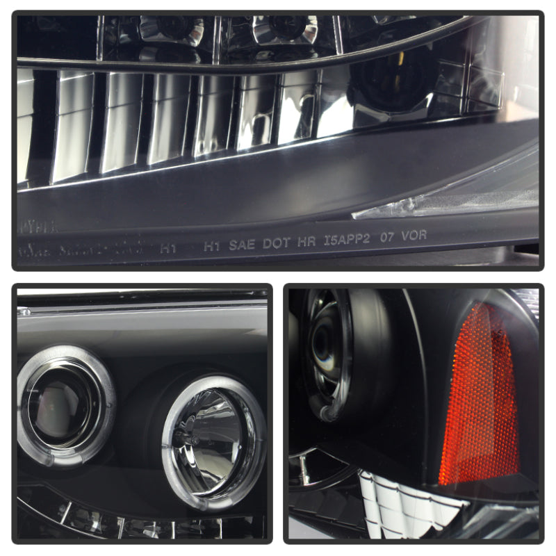 Spyder Ford F250/350 05-07 Projector Headlights LED Halo LED Blk Smke PRO-YD-FS05-HL-BSM 5078483 5078483 User 1