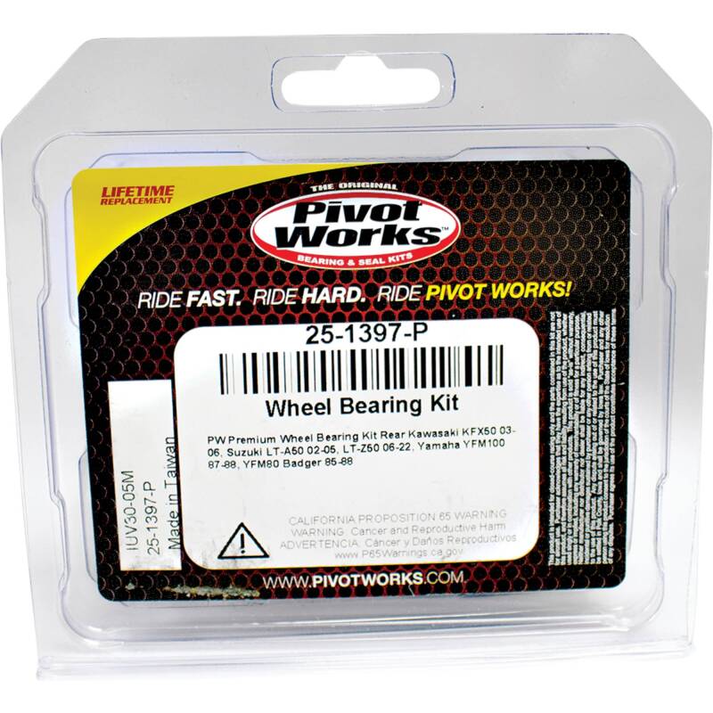 Pivot Works Kawasaki, Suzuki, Yamaha Wheel Bearing Kit Premium Bearings 25-1397-P 25-1397-P Photo - Primary