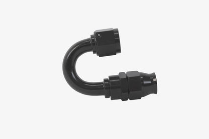 Aeromotive PTFE Hose End - AN-08 - 180 Deg - Black Anodized 15363 15363 Photo - Primary