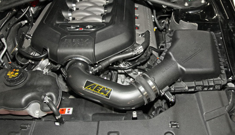 AEM Induction AEM 11-14 Ford Mustang 5.0L V8 HCA Air Intake System 22-684C 22-684C Photo - Mounted