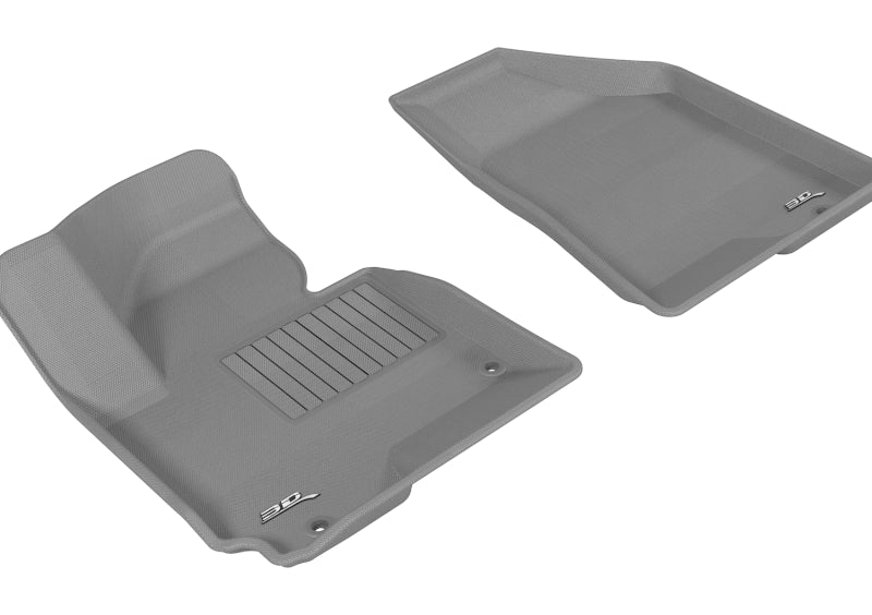 3D MAXpider 2011-2013 Kia/Hyundai Sportage/Tucson Kagu 1st Row Floormat - Gray L1KA00711501 L1KA00711501 Photo - Primary