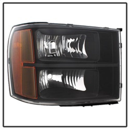 SPYDER Xtune GMC Sierra 07-13 Crystal Headlights Black HD-JH-GSIE07-AM-BK 9034749 9034749 Photo - Unmounted