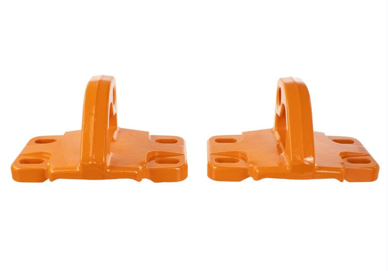 Ford Racing 2021+ Bronco Front Bumper Tow Hooks - Orange (Pair) M-18954-BO M-18954-BO Photo - Unmounted