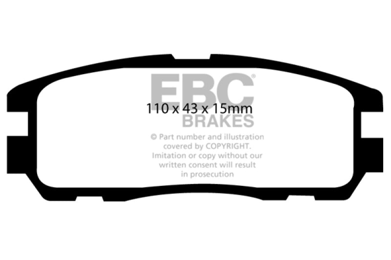 EBC Disc Brake Pad Set UD580 Photo - Primary