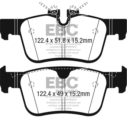 EBC 2017+ Volvo S90 2.0L Turbo Greenstuff Rear Brake Pads DP22306 DP22306 Photo - Primary