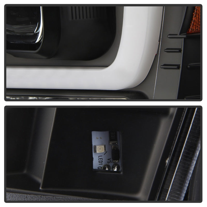 Spyder 07-14 Chevy Suburban/Tahoe V2 Projector Headlights LED Turn Sig Black PRO-YD-CSUB07V3-SB-BK 5086242 5086242 Photo - Unmounted