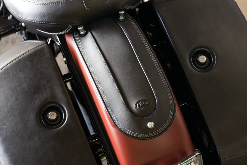 Mustang Motorcycle Mustang 18-21 Harley Softail Heritage, Deluxe Fender Bib Triple Stitch - Black 78166 78166 Photo - Primary
