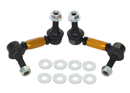 Whiteline Sway Bar Link Kit Heavy Duty Adj Steel Ball Infiniti G35 2003-2008 KLC110 Photo - Close Up