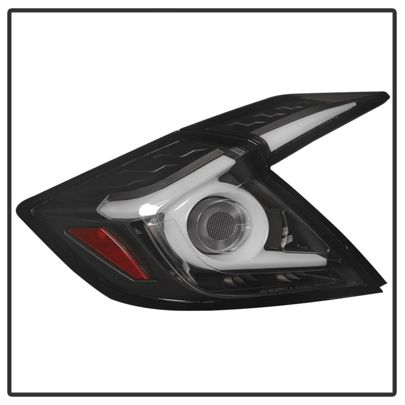 Spyder 16-19 Honda Civic 4 Door Light Bar LED Tail Lights - Black - ALT-YD-HC164D-LB-BK 5086051 5086051 Photo - Unmounted