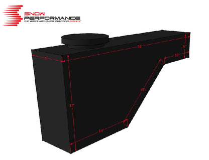 Snow Performance Water Tank Upgrade 10gal (w/Braided SS Line/Brackets/Solenoid/4AN Fittings) SNO-40015-BRD SNO-40015-BRD Photo - Primary