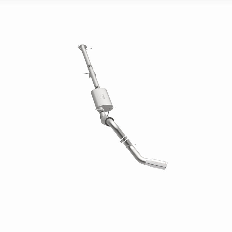 Magnaflow 2022+ GM 2500/3500HD 6.6L Gas Single Passenger Side Rear Exit Cat-Back Exhaust 19524 19524 360 Degree Image Set