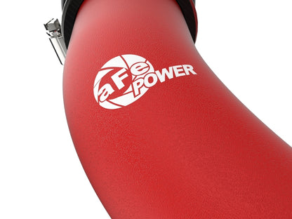 aFe BladeRunner 2-1/2 IN Aluminum Hot Charge Pipe Red 22-23 Subaru WRX H4-2.4L (t) 46-20668-R 46-20668-R Photo - Close Up