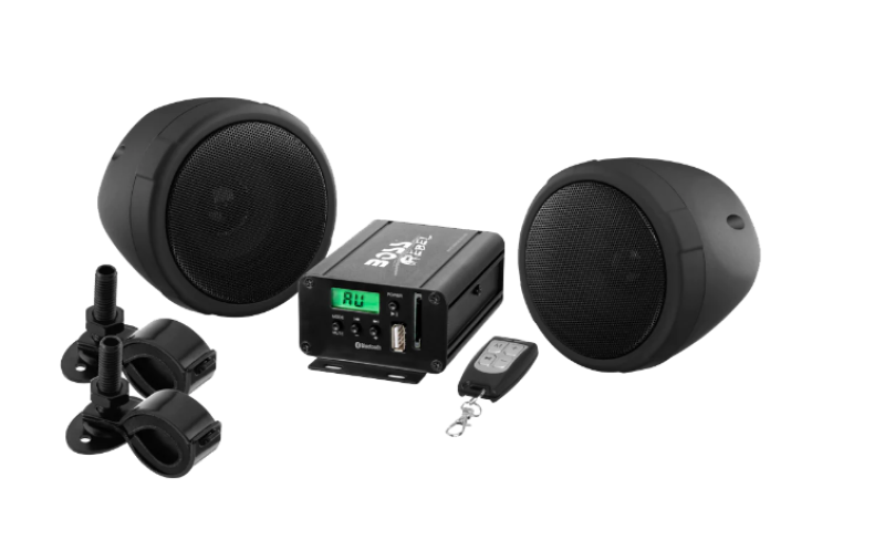 Boss Audio Systems Motorcycle Speakers and Amplifier Audio Sound System MCBK520B