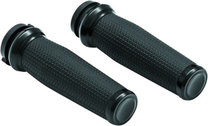 Kuryakyn Thresher Grips Tbw Blk 5943 5943 Photo - Primary