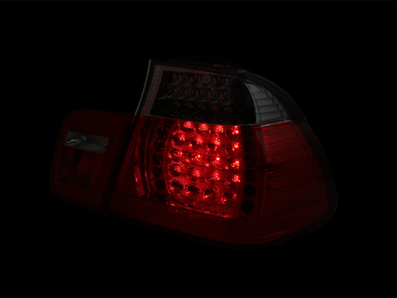 Anzo 2002-2005 BMW 3 Series E46 LED Tail lights Red/Smoke 321123 Photo - Mounted