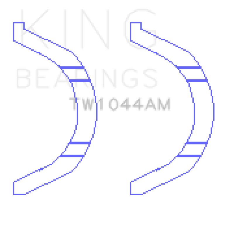 King Engine Bearings King Nissan MR18DE/MR20DE Thrust Washer Set TW1044AM TW1044AM Photo - Primary