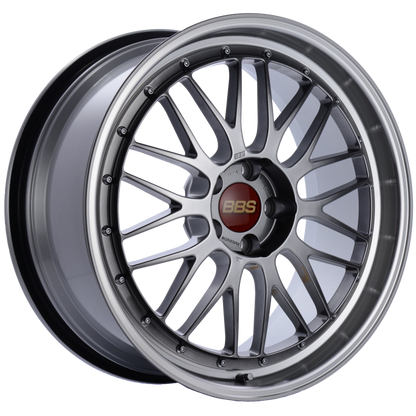 BBS LM 20x9.5 5x114.3 ET40 CB66 Diamond Black Center Diamond Cut Lip Wheel LM238DBPK LM238DBPK Photo - Primary