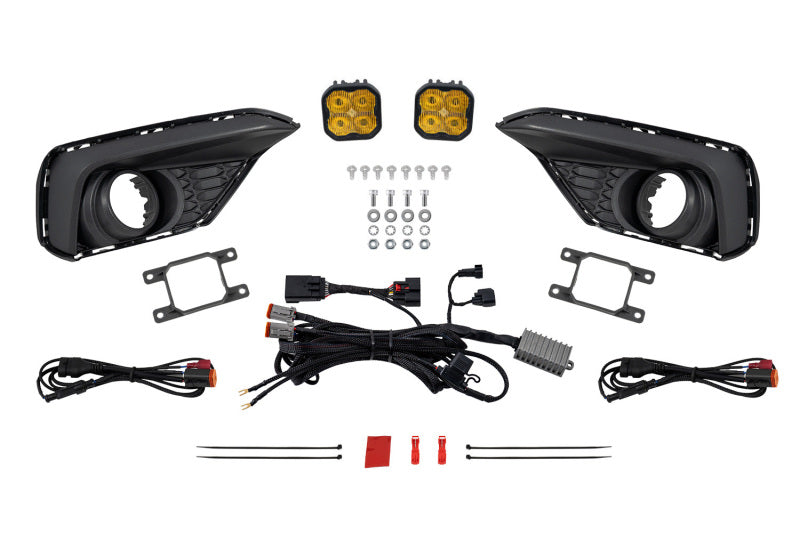 Diode Dynamics 2028 Ford Mustang EcoBoost SS3 Add-On Fog Lamp Kit  Yellow Pro DD7964 DD7964 Photo - Primary