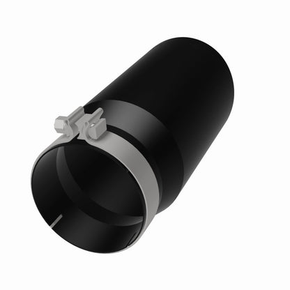 Magnaflow Tip Stainless Black Coated Single Wall Round Single Outlet 6in Dia 5in Inlet 13in L 35239 35239 360 Degree Image Set