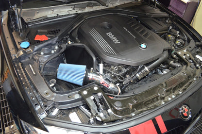 Injen 16-19 BMW 340i/340i GT 3.0L Turbo Wrinkle Black Cold Air Intake SP1129WB SP1129WB Photo - Mounted