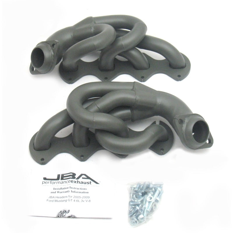 JBA 05-10 Ford Mustang 4.6L 3V 1-5/8in Primary Ti Ctd Cat4Ward Header 1675SJT 1675SJT Photo - Primary