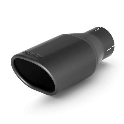 Banks Power Tailpipe Tip Kit, Obround Angle Cut, Black, 2.5 inch Tube, 3.13 X 3.75 52901 Photo - Primary