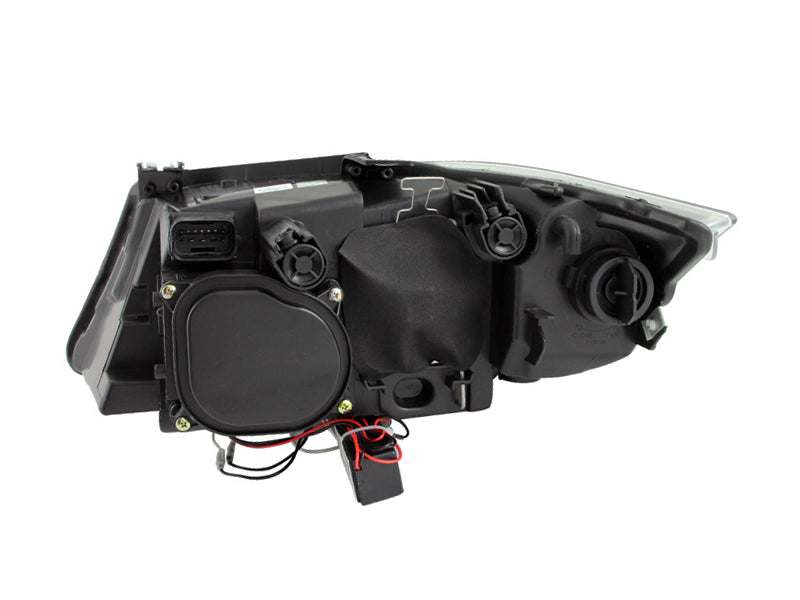 Anzo 2006-2008 BMW 3 Series E90-E91 Projector Headlights w/ Halo w/ LED Bar 121336 Photo - Unmounted