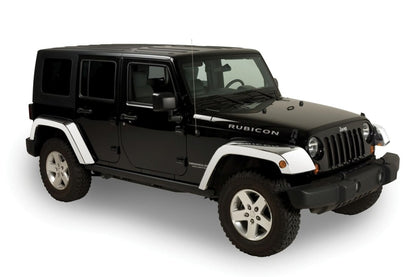 Putco 07-18 Jeep Wrangler Chrome ABS Fender Flares 403505 403505 Photo - Mounted