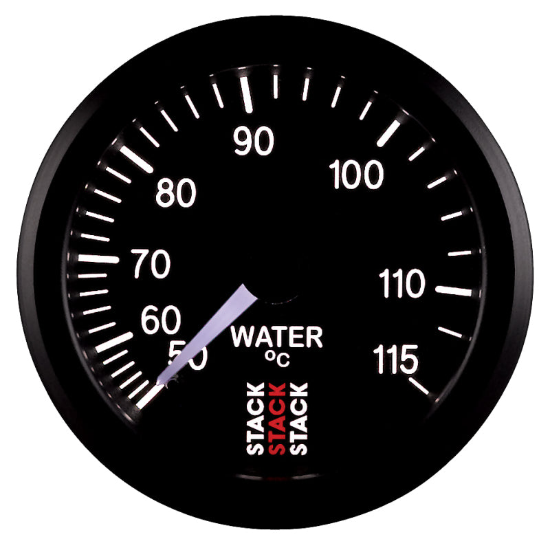 Autometer Stack Instruments 52mm 50-115 Celsius 3/8 BSPT (M) Mechanical Water Temp Gauge - Black ST3107 ST3107 User 4
