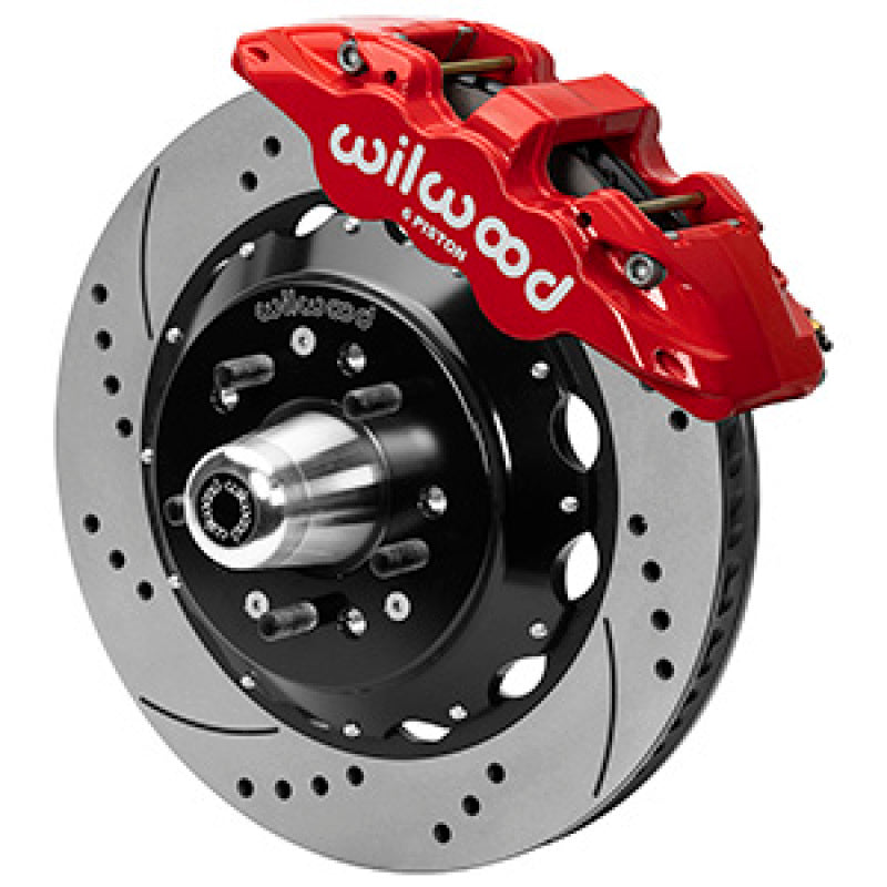 Wilwood Aero6R/ST Front Big Brake Kit 14in D/S Red Powder Coat 79-88 Chevrolet Monte Carlo 140-16246-DR 140-16246-DR User 1