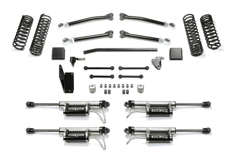 Fabtech 2020 Jeep Gladiator JT 6 Cyl 4WD 3in Trail System w/DL 2.25 Resi Shocks K4168DL K4168DL Photo - Primary