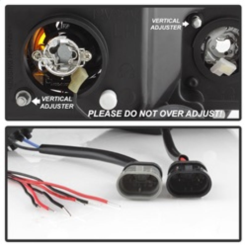 Spyder Honda Civic 06-08 2Dr Projector Headlights LED Halo Black High H1 Low H1 PRO-YD-HC06-2D-HL-BK 5010780 5010780 Photo - Unmounted