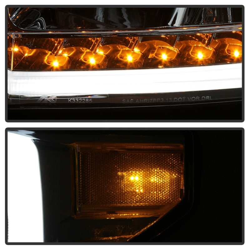 SPYDER xTune 14-17 Toyota Tundra DRL LED Light Bar Projector Headlights - Chrome (PRO-JH-TTU14-LB-C) 9043048 9043048 Photo - Unmounted