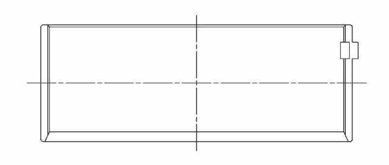 ACL Chevrolet V8 Race Series STD Size Conrod Rod Bearing Set 8B1663H-STD 8B1663H-STD Technical Drawing
