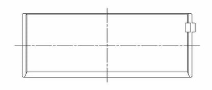 ACL Chevrolet V8 Race Series STD Size Conrod Rod Bearing Set 8B1663H-STD 8B1663H-STD Technical Drawing