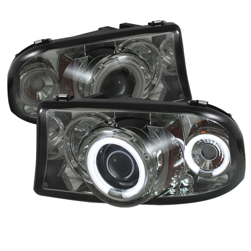 Spyder Dodge Dakota 97-04/Durango 98-03 1PC Projector Headlights LED Halo LED Chrm PRO-YD-DDAK97-C 5009791 5009791 User 1