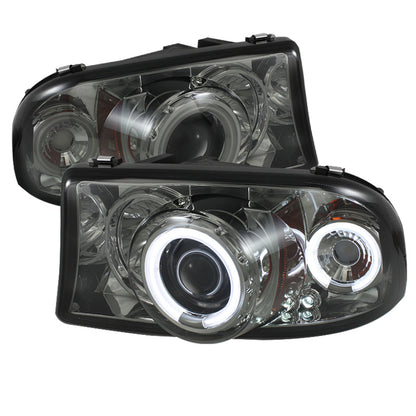 Spyder Dodge Dakota 97-04/Durango 98-03 1PC Projector Headlights LED Halo LED Chrm PRO-YD-DDAK97-C 5009791 5009791 User 1